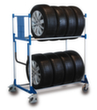 Protection des bords pour rayonnage à pneus