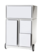 Paperflow Conteneur à roulettes easyBox avec tiroir HR, 3 tiroir(s), blanc/blanc