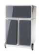 Paperflow Conteneur à roulettes easyBox avec tiroir HR, 1 tiroir(s), blanc/anthracite