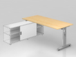 Table de rallonge pour buffet bas, largeur x profondeur 1800 x 800 mm, plaque érable