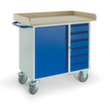 Rollcart Chariot bloc-coffre avec armoire et tiroirs
