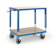 Rollcart Chariot de table réglable en hauteur 1090x700 mm, force 400 kg, 2 plateaux