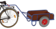 Rollcart Remorque à vélos avec parois latérales, force 0,2 t, plateau longueur x largeur 765 x 435 mm