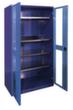 Thurmetall Armoire à portes battantes électrique, modèle FR, bleu pigeon/bleu clair