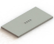 META Tablette pour rayonnage de stockage type mi-lourd, largeur x profondeur 1000 x 500 mm