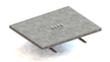 META Tablette pour rayonnage de stockage type lourd, largeur x profondeur 1000 x 800 mm