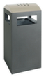 stumpf Cendrier poubelle avec 4 introductions, RAL7016 gris anthracite