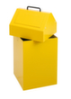 stumpf Conteneur de matériaux recyclables ignifugés, 45 l, RAL1003 jaune de sécurité, couvercle RAL1003 jaune de sécurité  S