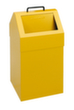 stumpf Conteneur de matériaux recyclables ignifugés, 45 l, RAL1003 jaune de sécurité, couvercle RAL1003 jaune de sécurité  S