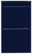 Bisley Armoire pour dossiers suspendus, 2 extensions, bleu Oxford/bleu Oxford  S