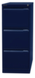 Bisley Armoire pour dossiers suspendus, 3 extensions, bleu Oxford/bleu Oxford