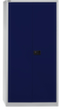 Bisley Armoire de classement, 4 hauteurs des classeurs, gris clair/bleu Oxford  S