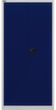 Bisley Armoire de classement, 5 hauteurs des classeurs, gris clair/bleu Oxford
