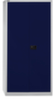 Bisley Armoire de classement, 5 hauteurs des classeurs, gris clair/bleu Oxford  S