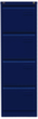Bisley Armoire pour dossiers suspendus Light, 4 extensions, bleu Oxford/bleu Oxford  S