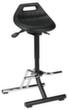 bimos Siège assis-debout rabattable, hauteur d’assise 640 - 840 mm, piètement noir/chrome