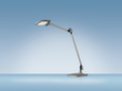 Hansa Lampe de bureau à DEL E-Motion avec interrupteur sensitif, lumière blanc lumière du jour à blanc chaud, argent  S