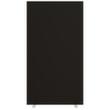 Paperflow Cloison avec revêtement en tissu sur deux côtés, hauteur x largeur 1740 x 940 mm, paroi noir