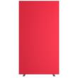 Paperflow Cloison avec revêtement en tissu sur deux côtés, hauteur x largeur 1740 x 940 mm, paroi rouge