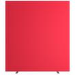 Paperflow Cloison avec revêtement en tissu sur deux côtés, hauteur x largeur 1740 x 1600 mm, paroi rouge