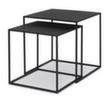 Blomus Set de table d'appoint FERA, largeur x profondeur 350 x 350 mm, panneau noir