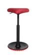 Topstar Siège assis-debout Sitness H1 avec assise triangle, hauteur d’assise 570 - 770 mm, assise rouge