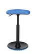 Topstar Siège assis-debout Sitness H1 avec assise triangle, hauteur d’assise 570 - 770 mm, assise bleu
