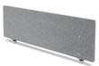 Cloison de table insonorisante, hauteur x largeur 500 x 1600 mm, paroi gris chiné