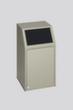 VAR Collecteur de matières recyclables avec rabat frontal, 39 l, RAL7032 gris silex, couvercle anthracite  S