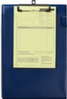 EICHNER Porte-bloc Easy Open avec film de protection, bleu  S