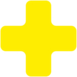 EICHNER Symbole à coller, Plus, jaune
