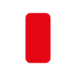 EICHNER Symbole à coller, rectangle, rouge