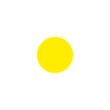 EICHNER Symbole à coller, cercle, jaune