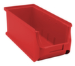 Allit bac à bec empilable ProfiPlus Box 3L, rouge, profondeur 320 mm, polypropylène