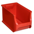 Allit bac à bec empilable ProfiPlus Box 4H, rouge, profondeur 355 mm, polypropylène