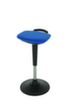 Lotz Siège assis-debout hautement flexible, hauteur d’assise 600 - 860 mm, assise bleu royal