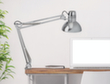 MAUL lampe de bureau professionnelle MAULstudy chrome au design rétro, chrome  S