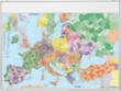 Franken carte de l'Europe, hauteur x largeur 980 x 1380 mm