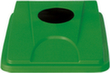 Couvercle probbax® pour introduction de bouteilles pour collecteur de recyclage, vert