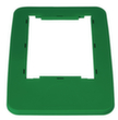 Cadre probbax® pour collecteur de recyclage, vert foncé