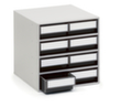 Treston bloc à tiroirs ESD, 8 tiroir(s), gris/noir