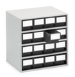 Treston bloc à tiroirs ESD, 16 tiroir(s), gris/noir