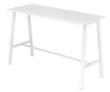 Table haute Industrial, largeur x profondeur 1750 x 680 mm, panneau blanc