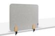 Legamaster Cloison de table insonorisante ELEMENTS, hauteur x largeur 600 x 800 mm, paroi gris