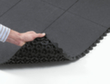 tapis de sol anti-fatigue Utrecht, dalle, longueur x largeur 910 x 910 mm  S