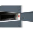 armoire pour ordinateur portable, RAL7035 gris clair/RAL7016 gris anthracite  S