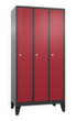 C+P Armoire Classic à portes lisses et 3 compartiments, largeur de compartiment 300 mm  S