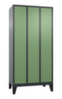 C+P Armoire Classic à portes lisses et 3 compartiments, largeur de compartiment 300 mm