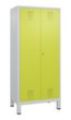 C+P Armoire vestiaire Evolo avec 2 compartiments verrouillables ensemble, largeur de compartiment 400 mm