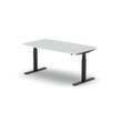 Nowy Styl Table de conférence hauteur réglable électriquement eModel 2.0, largeur x profondeur 1600 x 800 mm, panneau MB White Grey